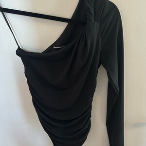 Abercrombie one shoulder body suit